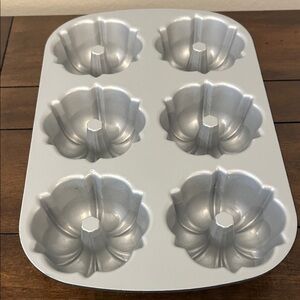 Nordic Ware Silver Mini Bundt Pan